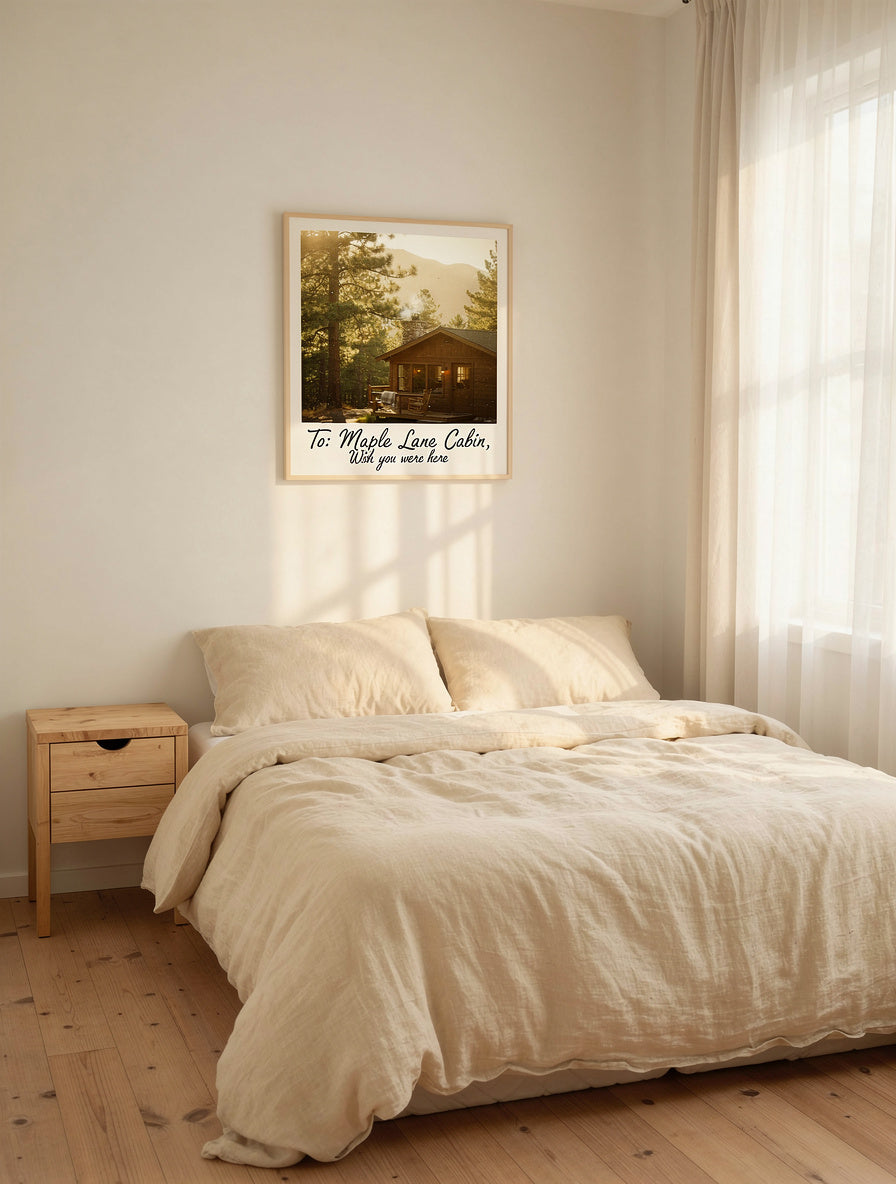 Faded Postcard from Home Wall Art | Nostalgic