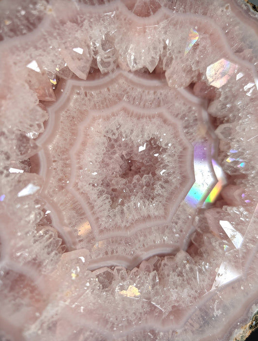 Rose Quartz Cathedral Depths Wall Art | Biophilic