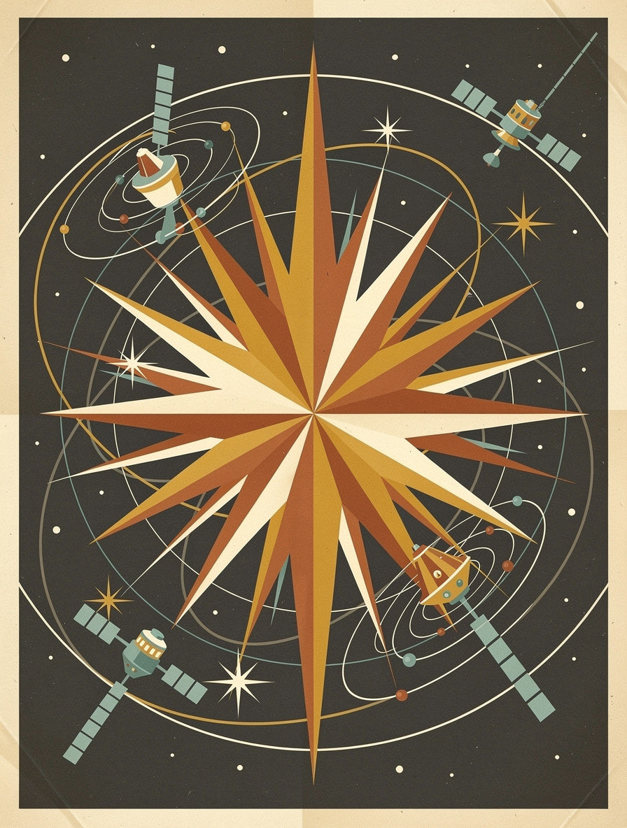 Starburst Atomic Sunburst Mid-Century Wall Art | Retro