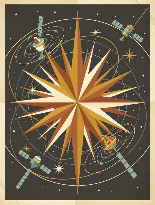 Starburst Atomic Sunburst Mid-Century Wall Art | Retro