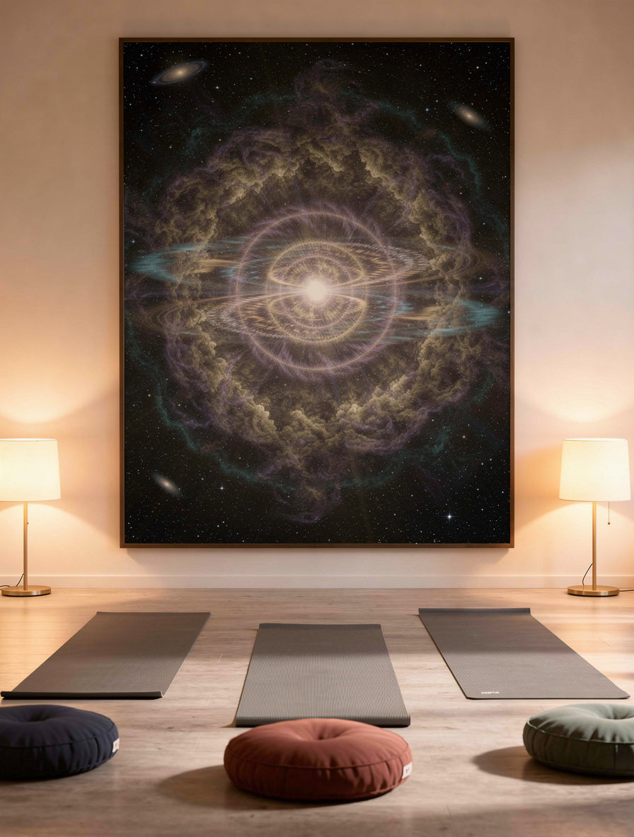 Supernova Birth Celestial Wall Art | Cosmic Canvas