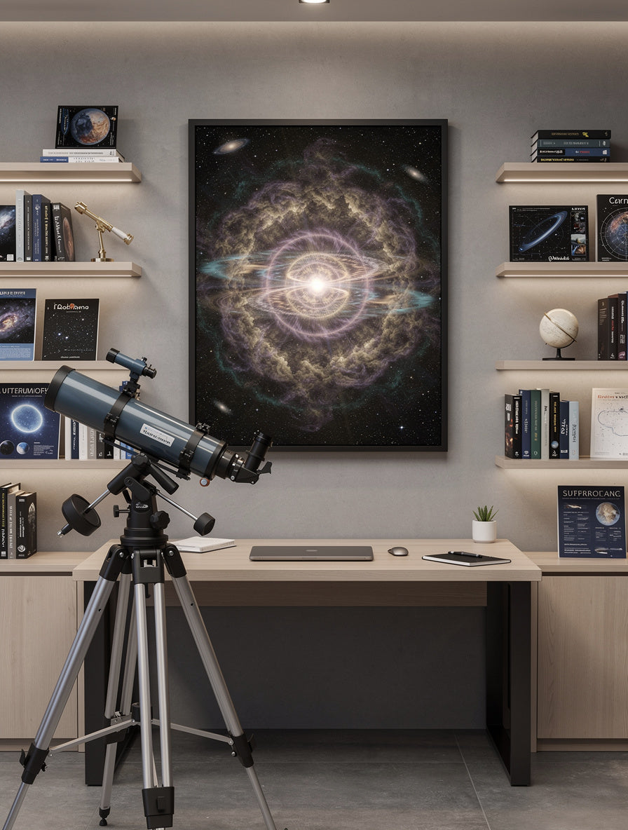 Supernova Birth Celestial Wall Art | Cosmic Canvas
