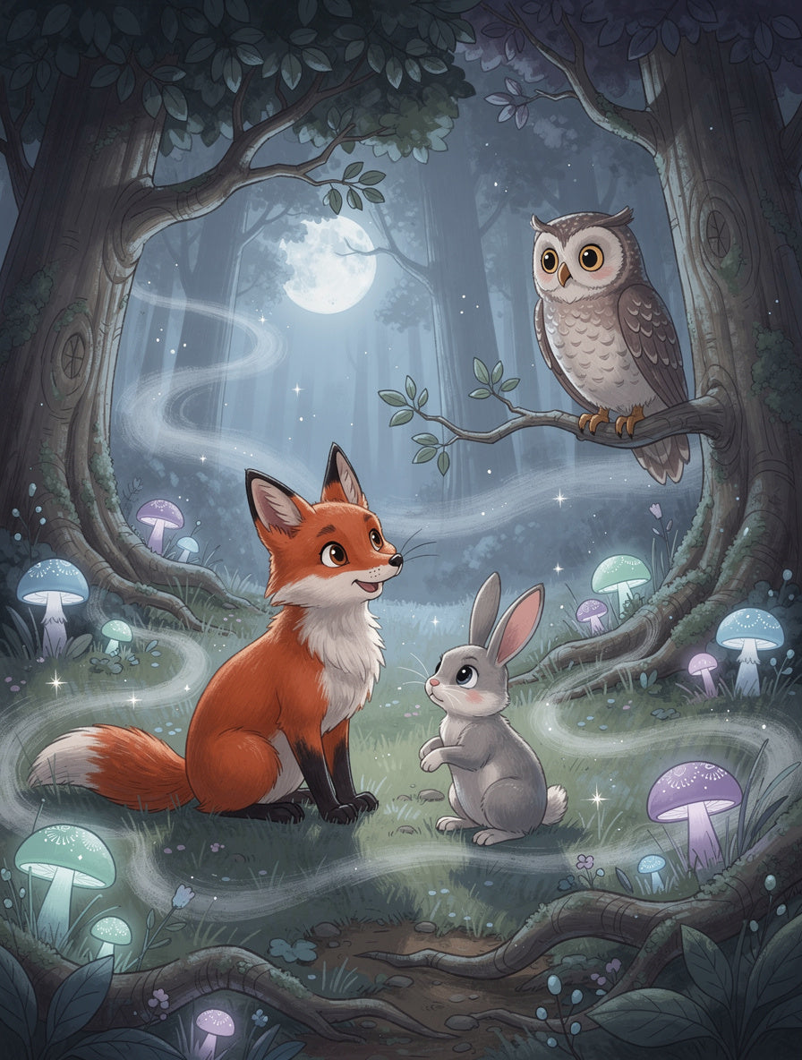 The Forest Keeps Its Secrets | Storybook Wall Art