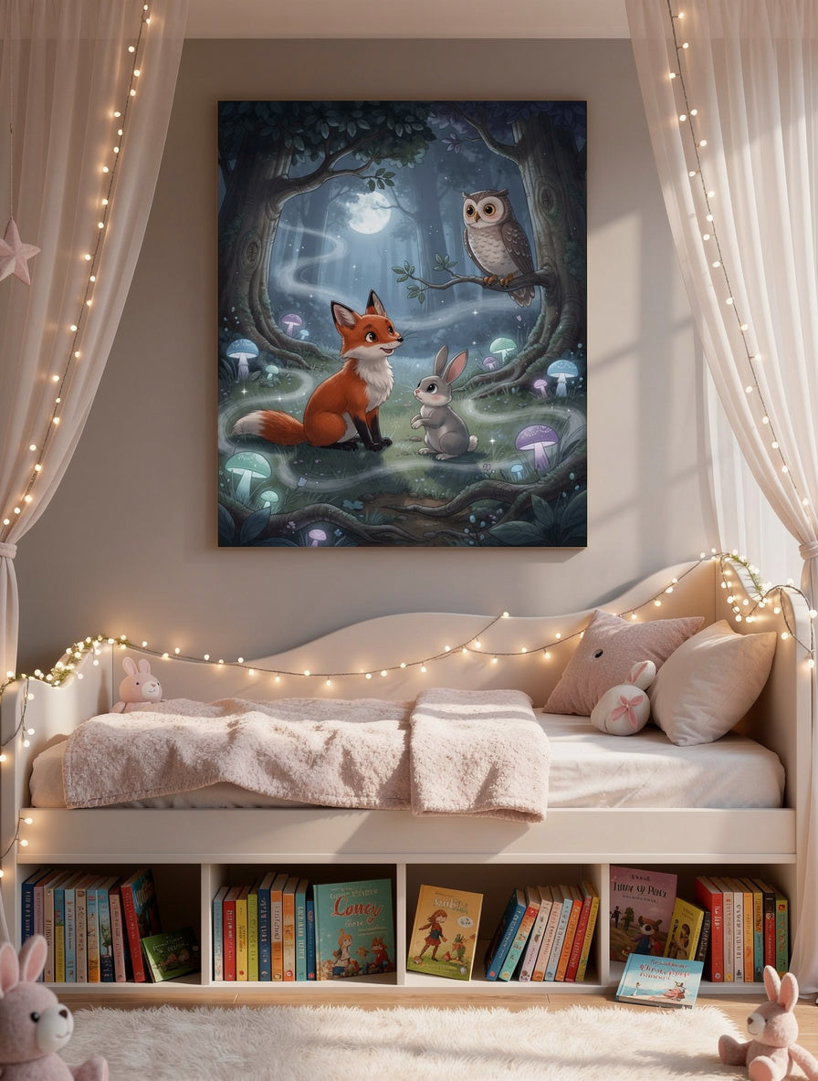 The Forest Keeps Its Secrets | Storybook Wall Art