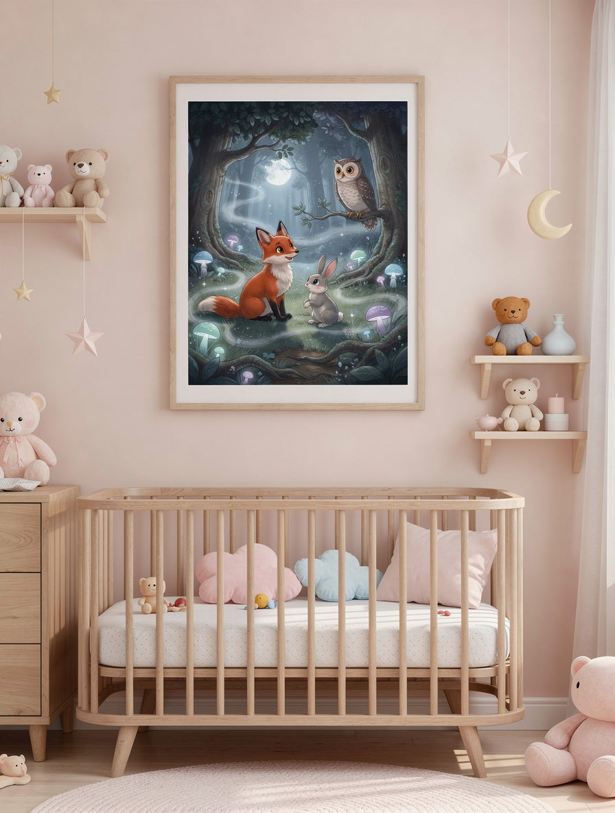 The Forest Keeps Its Secrets | Storybook Wall Art