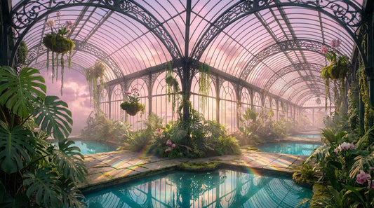 The Infinite Greenhouse Surreal Wall Art | Dreamcore Print